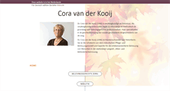 Desktop Screenshot of coravanderkooij.com